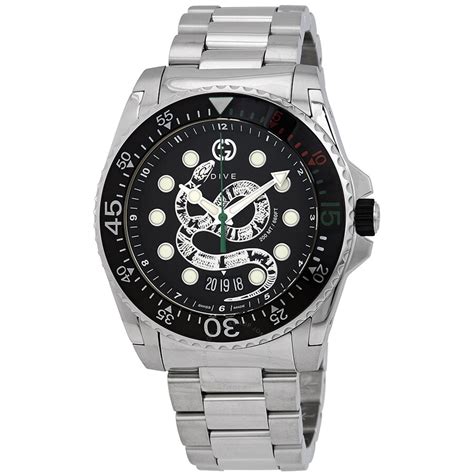 gucci snake dial watch|gucci snake watch men's.